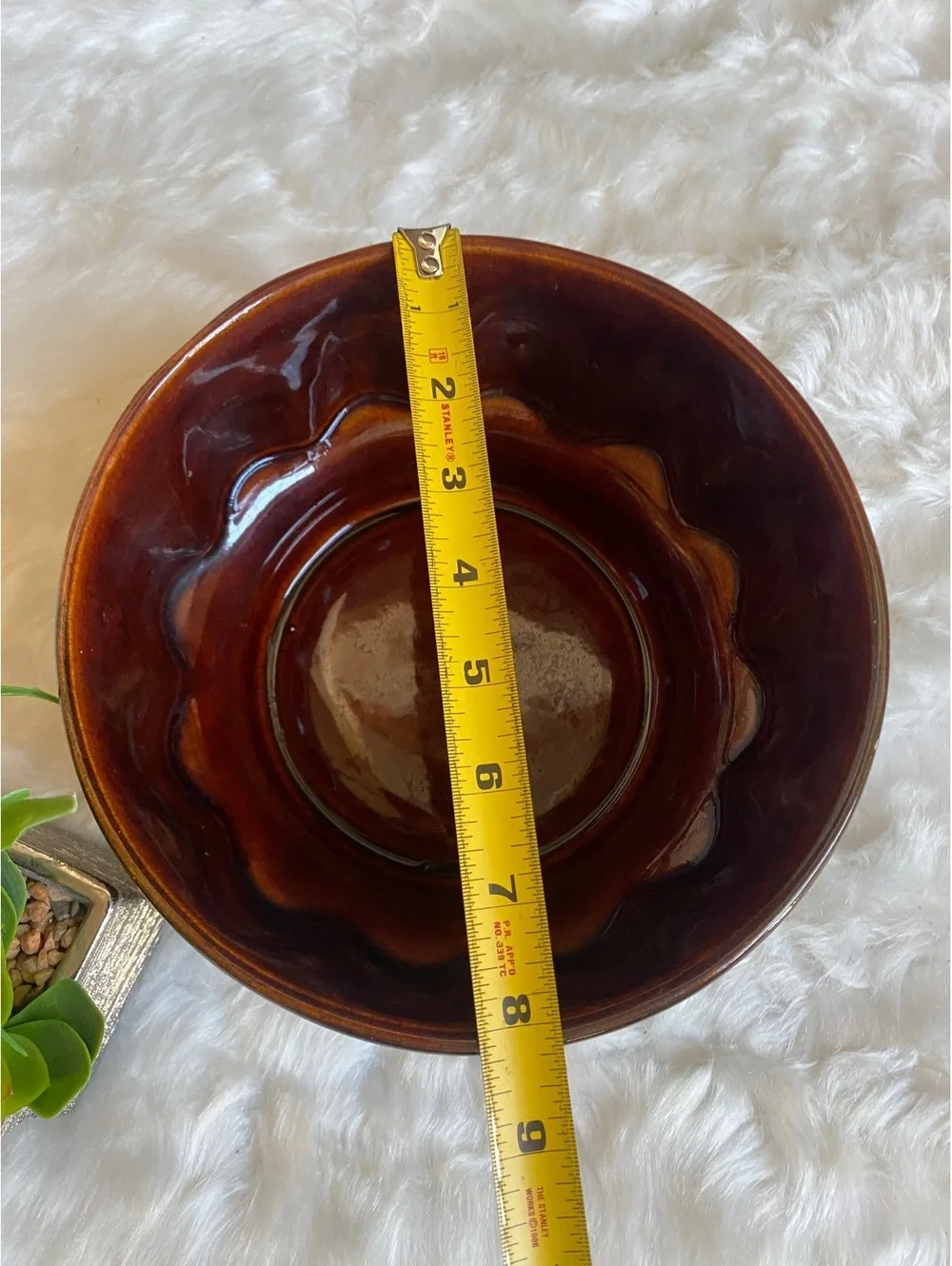 Haggar Vintage USA Brown Ceramic Bowl